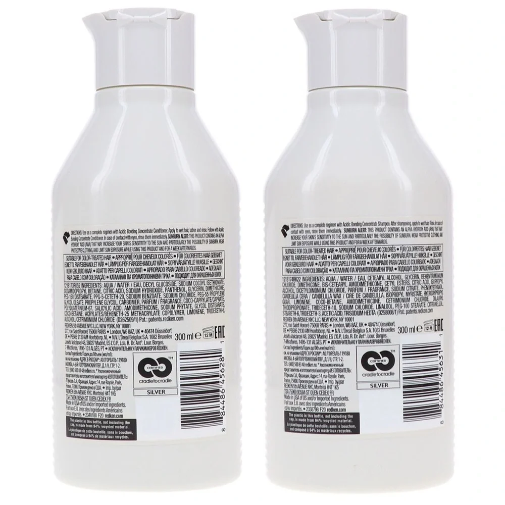 Redken Acidic Bonding Concentrate Shampoo and Conditioner Combo Pack Duo